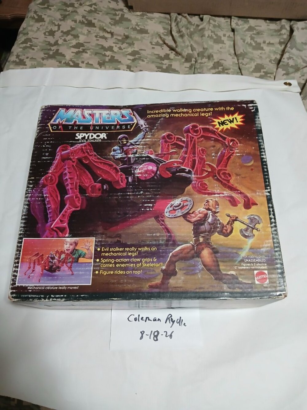 Spydor Vintage MISP 1984 Masters Of The Universe MOTU He-Man Vehicle Sealed New